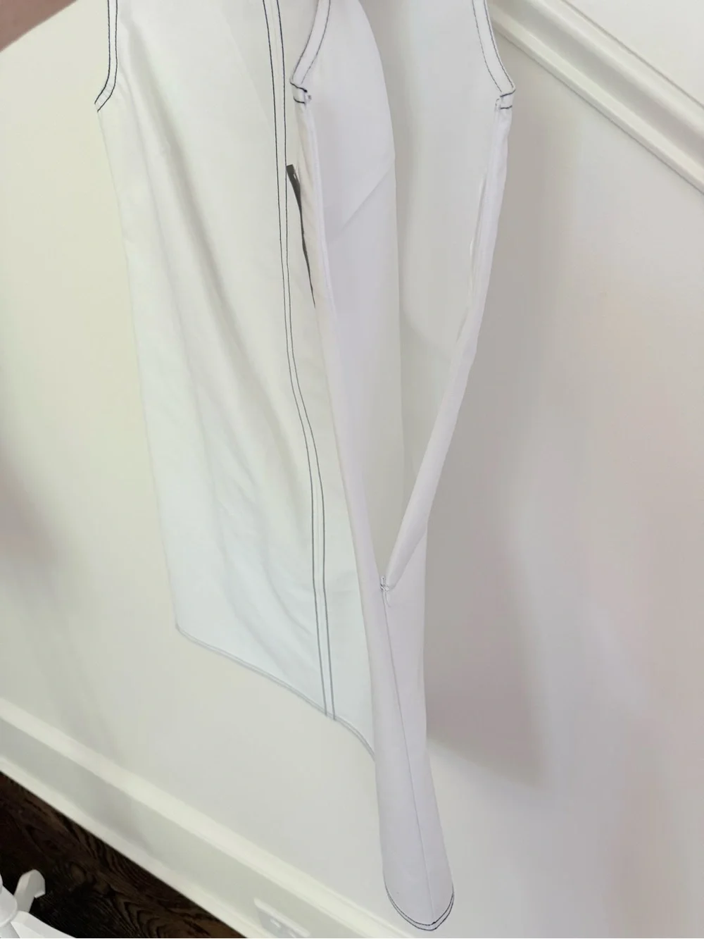 NWT J. Crew Contrast-stitch cotton poplin dress - size 6